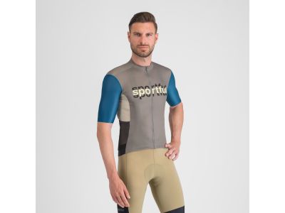 Sportful SUPERGIARA LOGO mez, Metallic/türkizkék