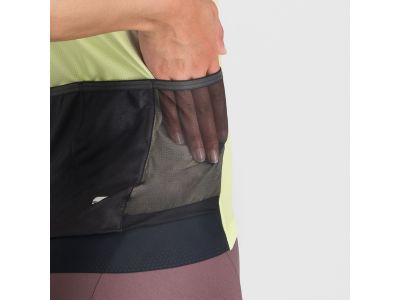 Sportful SUPERGIARA LOGO női mez, árnyéklime/bordó
