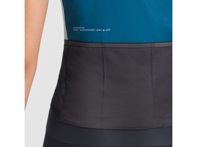Sportful SUPERGIARA LOGO női mez, kékeszöld/zuzmózöld