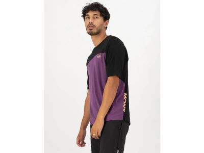 Mons Royale Diversion Merino jersey, boysenberry/black