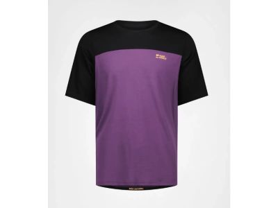 Mons Royale Diversion Merino jersey, boysenberry/black