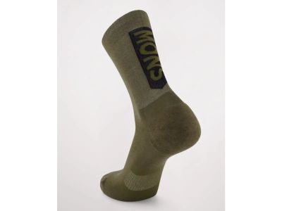 Mons Royale Atlas Merino Crew ponožky, dark olive