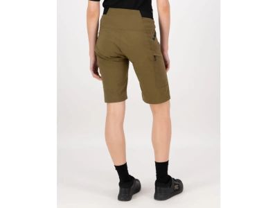 Mons Royale Diversion Merino Trail women&#39;s shorts, dark olive