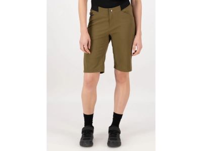 Mons Royale Diversion Merino Trail women&#39;s shorts, dark olive