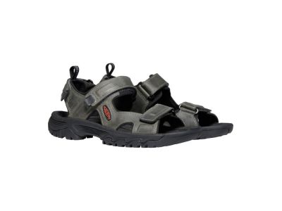 KEEN Targhee III nyitott orrú szandál, szürke/fekete