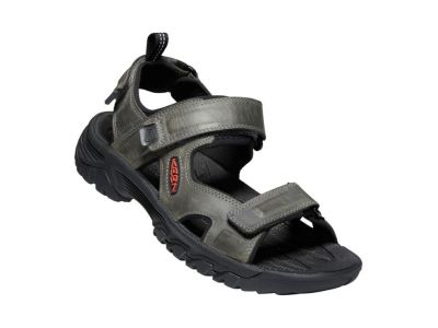 KEEN Targhee III nyitott orrú szandál, szürke/fekete