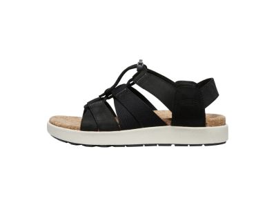 Sandale KEEN Elle Mixed Strap pentru femei, negru/mesteacăn