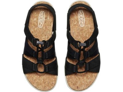 Sandale KEEN Elle Mixed Strap pentru femei, negru/mesteacăn