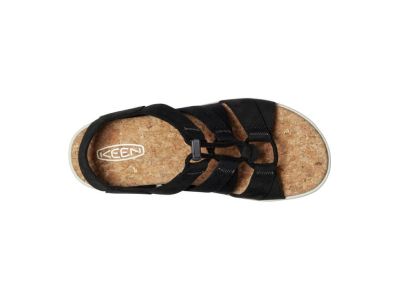 Sandale KEEN Elle Mixed Strap pentru femei, negru/mesteacăn