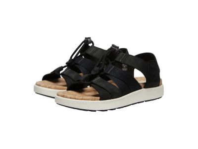 Sandale KEEN Elle Mixed Strap pentru femei, negru/mesteacăn