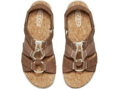 Sandale KEEN Elle Mixed Strap pentru femei, nucă de cocos prăjită/mesteacăn