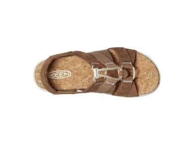 Sandale KEEN Elle Mixed Strap pentru femei, nucă de cocos prăjită/mesteacăn