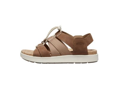 Sandale KEEN Elle Mixed Strap pentru femei, nucă de cocos prăjită/mesteacăn