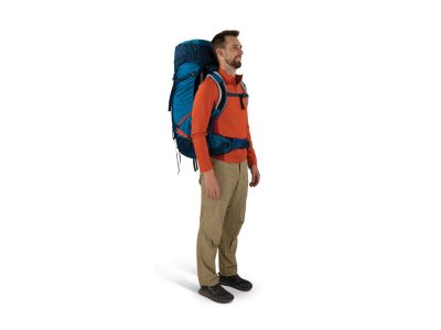 Rucsac Osprey Atmos Ag LT 65 65 l, culoare night shift/albastru scoria