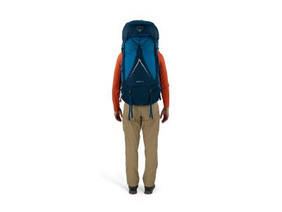 Rucsac Osprey Atmos Ag LT 65 65 l, culoare night shift/albastru scoria
