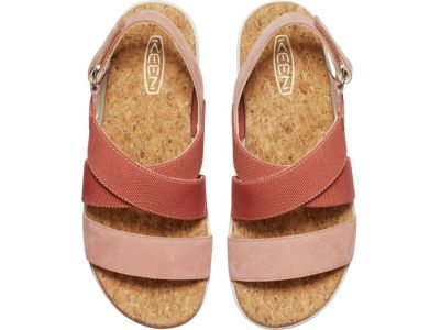 KEEN Elle Criss Cross női szandál, égetett agyag/parafa