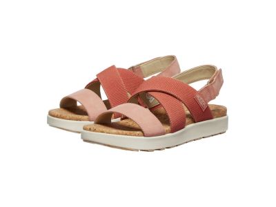 KEEN Elle Criss Cross női szandál, égetett agyag/parafa