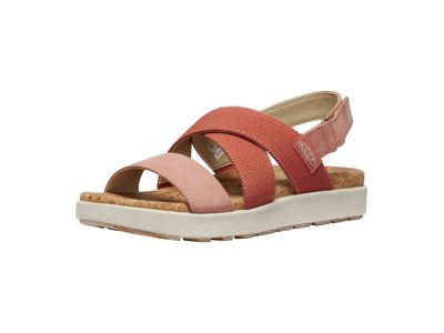 KEEN Elle Criss Cross női szandál, égetett agyag/parafa