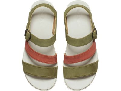 Sandale KEEN Ellecity Backstrap pentru femei, măsliniu martini/argilă coaptă
