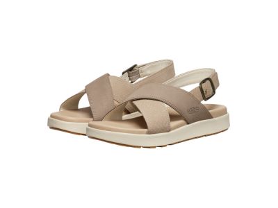 KEEN Elle Luxe Cross Strap női szandál, plaza bézs/csíkos