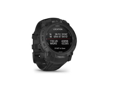 Ceas sport Garmin Instinct 3, 50 mm, AMOLED, ediție Tactical neagră/curea din silicon neagră