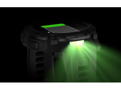 Ceas sport Garmin Instinct 3, 50 mm, AMOLED, ediție Tactical neagră/curea din silicon neagră