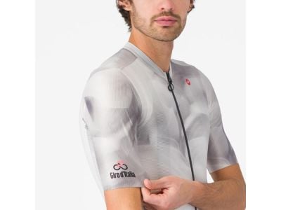 Koszulka rowerowa Castelli #GIRO ESPRESSO, wielokolorowa, szara