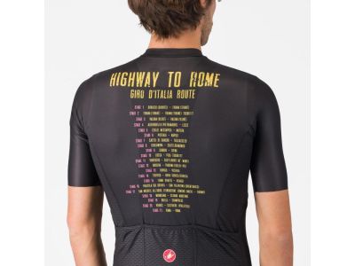 Castelli #GIRO HIGHWAY TO ROME jersey, black