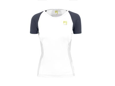 Tricou damă Karpos LAVAREDO EVO, alb strălucitor/albastru ombre