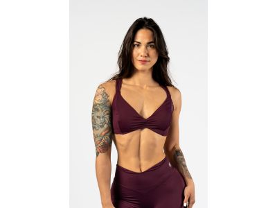 NEBBIA STRONG BEAUTY 424 dámska podprsenka, tmavočervená