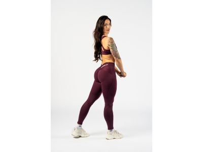 NEBBIA STRONG BEAUTY 425 Damen Leggings, dunkelrot