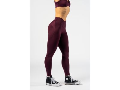 NEBBIA STRONG BEAUTY 425 Damen Leggings, dunkelrot