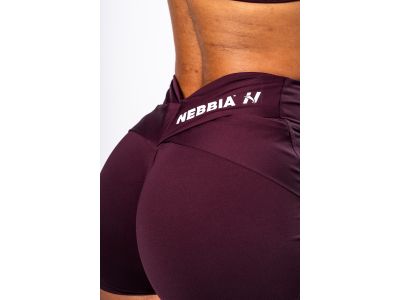 NEBBIA STRONG BEAUTY 428 női rövidnadrág, sötétpiros