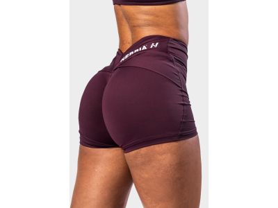 NEBBIA STRONG BEAUTY 428 dámske kraťasy, tmavočervená