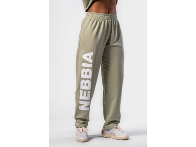 NEBBIA BOYFRIEND STYLE 432 Damen Jogginghose, hellgrün