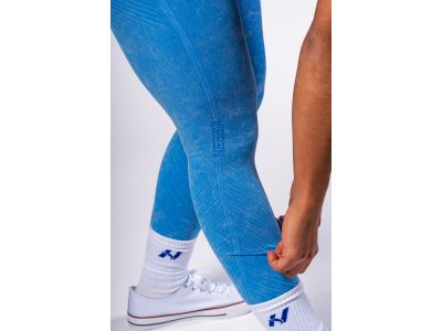 Legginsy damskie NEBBIA 303, niebieskie