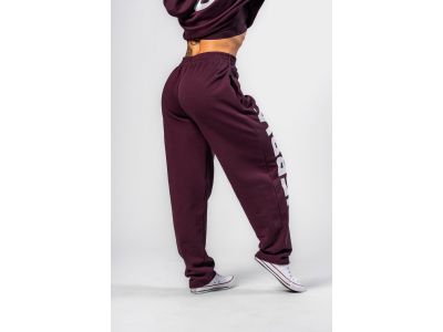 NEBBIA BOYFRIEND STYLE 432 Damen Jogginghose, dunkelrot