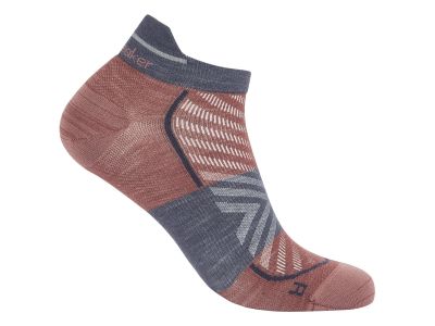 icebreaker Merino Run+ Ultralight Micro zokni, carob/graphite