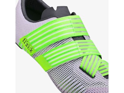 Pantofi sport fizik VENTO POWERSTRAP AEROWEAVE, violet deschis/verde neon