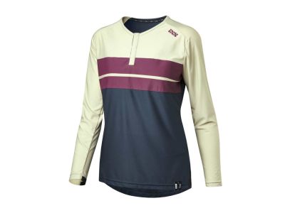 Tricou IXS Flow Lite 1.0 pentru femei, nisip/bleumarin