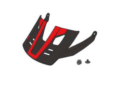 IXS Trigger X pót napellenző, versenypiros