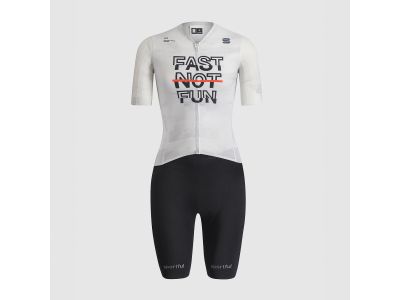 Sportful FAST NOT FUN dámská kombinéza, bílá/černá