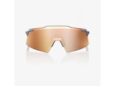 100% Aerocraft brýle, soft tact grey/HiPER copper mirror