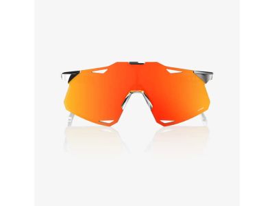 Ochelari 100% Hypercraft, crom negru/oglindă roșie HiPER