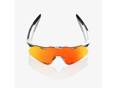 Ochelari 100% Hypercraft, crom negru/oglindă roșie HiPER