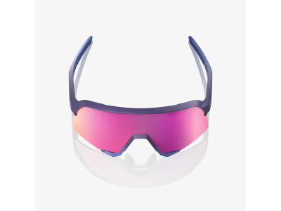 Ochelari 100% S3, satin storm metalizat/violet oglindă