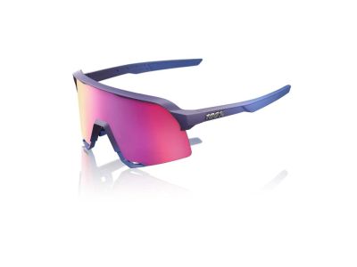 Ochelari 100% S3, satin storm metalizat/violet oglindă