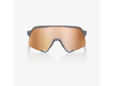 Ochelari 100% S3, gri soft tact/oglindă HiPER copper