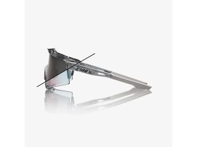 100 % Speedcraft-Brille, poliert, durchscheinend, grau/roségold verspiegelt, photochrom