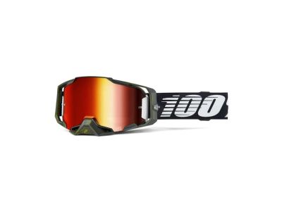 100% ARMEGA glasses, soledad/mirror red lens